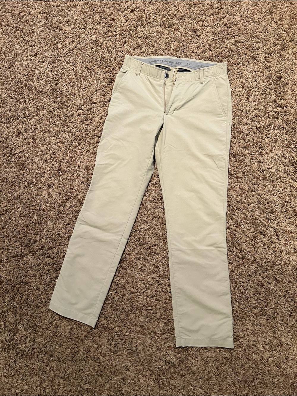 Under Armour Men's Khaki Slim Stretch Chinos - Light Tan